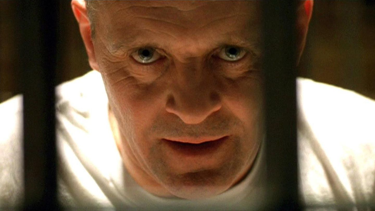 Anthony Hopkins en su mítico papel del doctor Hannibal Lecter.