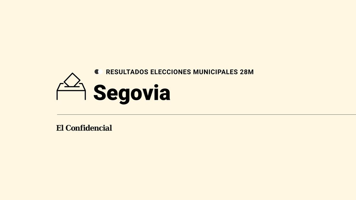 Escrutinio y ganador en Segovia: resultados de las elecciones municipales de 2023