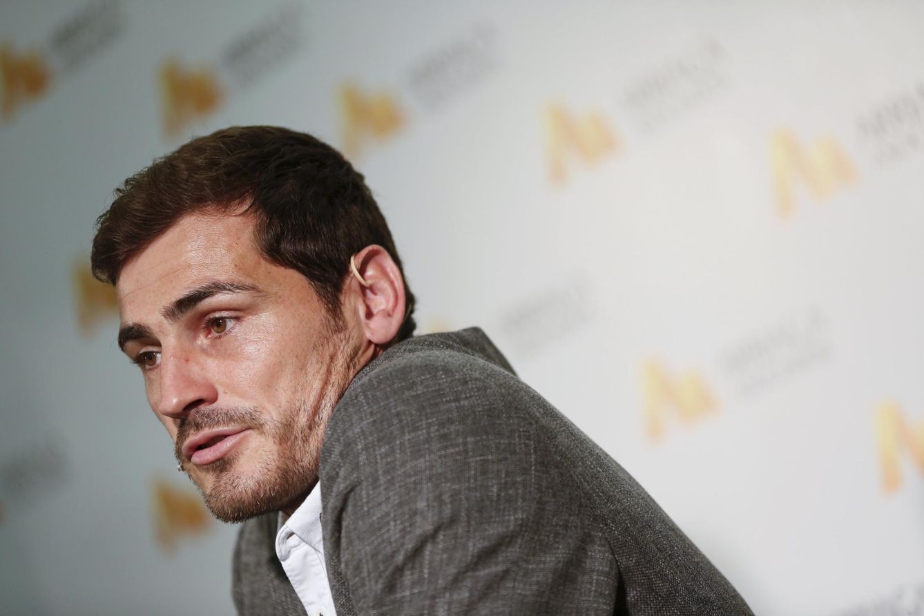 Foto: Iker Casillas en una rueda de prensa.