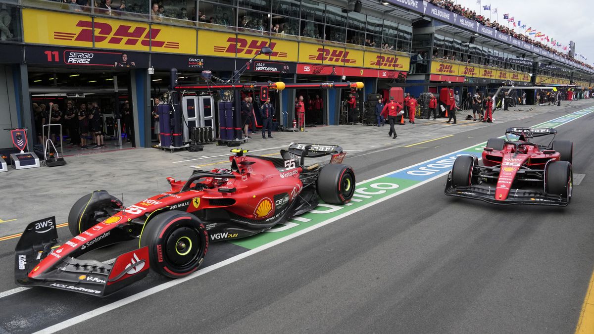 Carlos Sainz confirma la mejoría de Ferrari pese a la pataleta por frustración de Leclerc