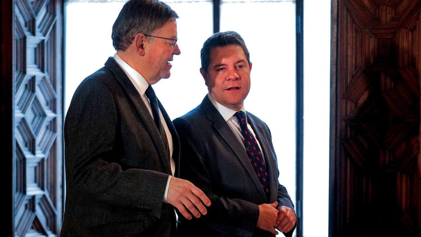 Los presidentes Ximo Puig y Emiliano García-Page, el pasado 20 de enero en Valencia. (EFE)