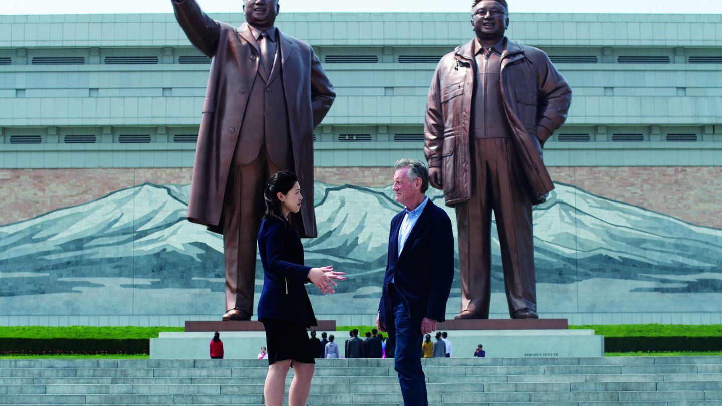Michael Palin en Corea del Norte.