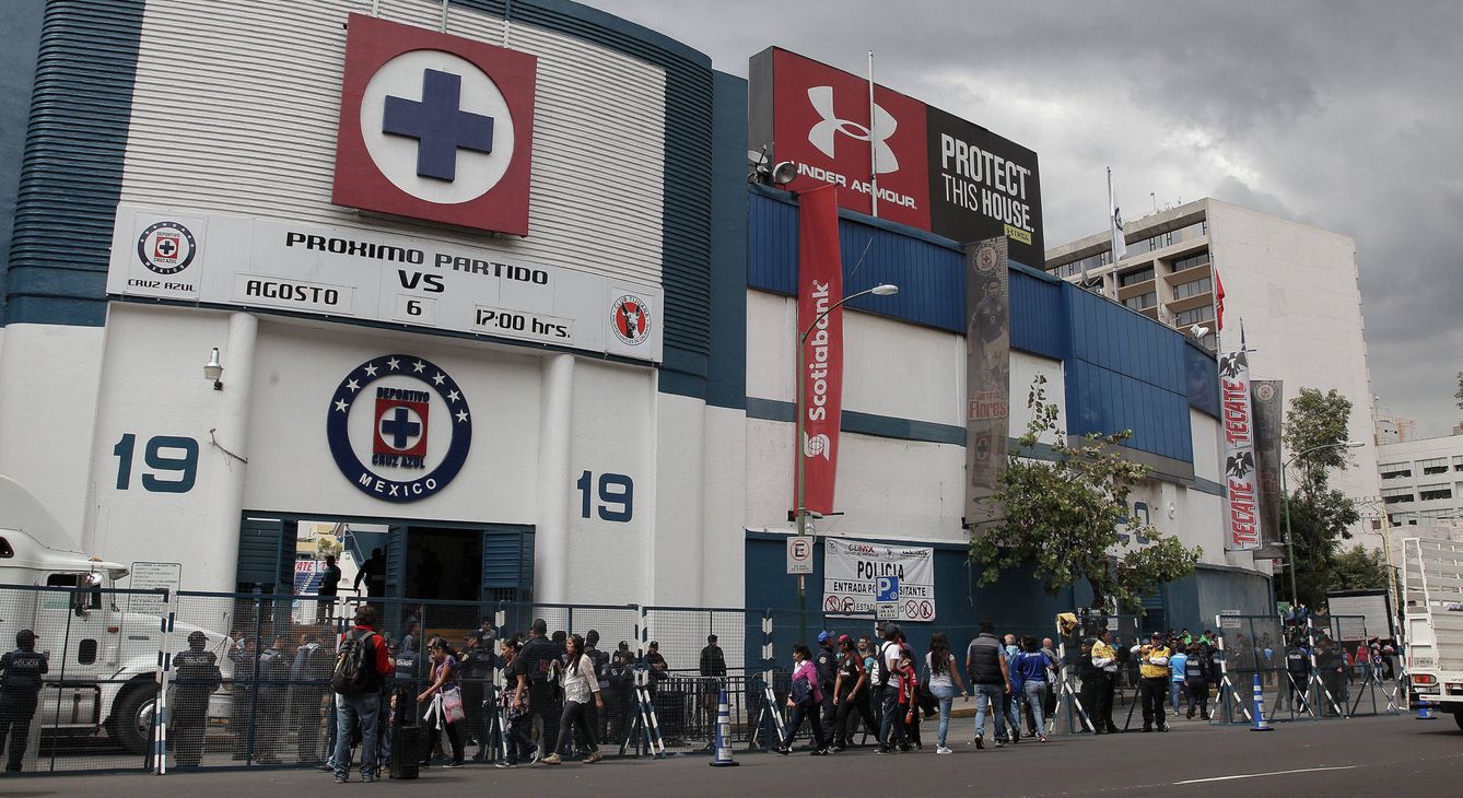 Vista exterior del Estadio Azul de México Distrito Federal (EFE)