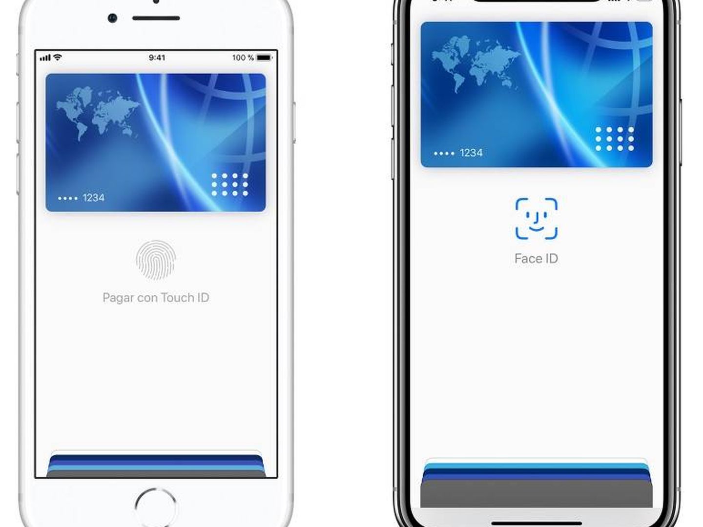 iPhone 8 con sistema Touch ID y iPhone X con sistema Face ID | Apple