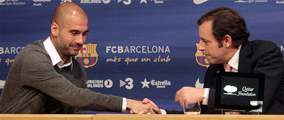 Foto: Guardiola carga contra la directiva del Barça: "Solo pedí que me dejaran en paz"