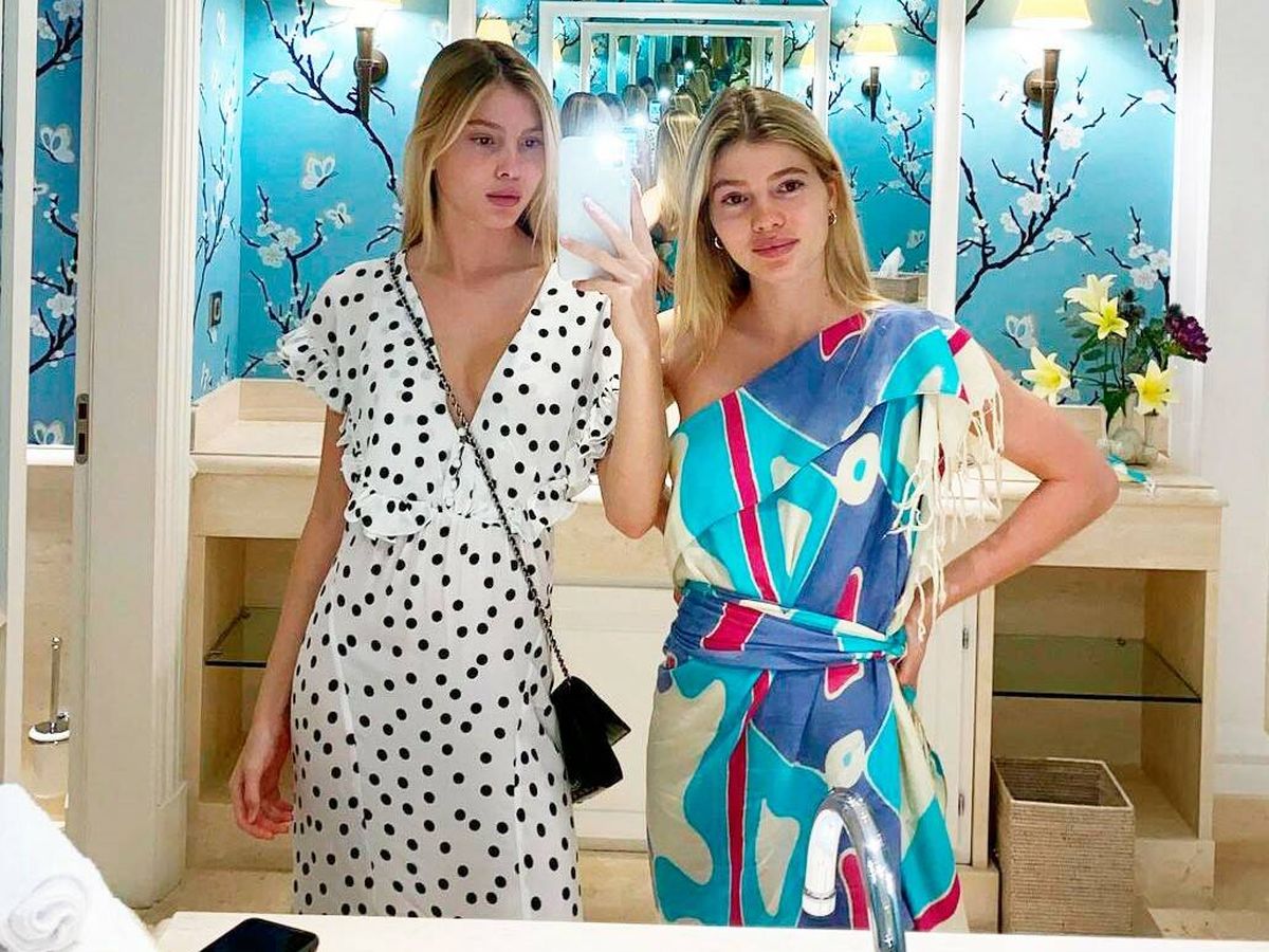 Foto: Las gemelas Iglesias en una imagen de Instagram. (RR.SS.)
