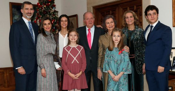 Foto: La celebración del 80 cumpleaños del rey Juan Carlos. (EFE)