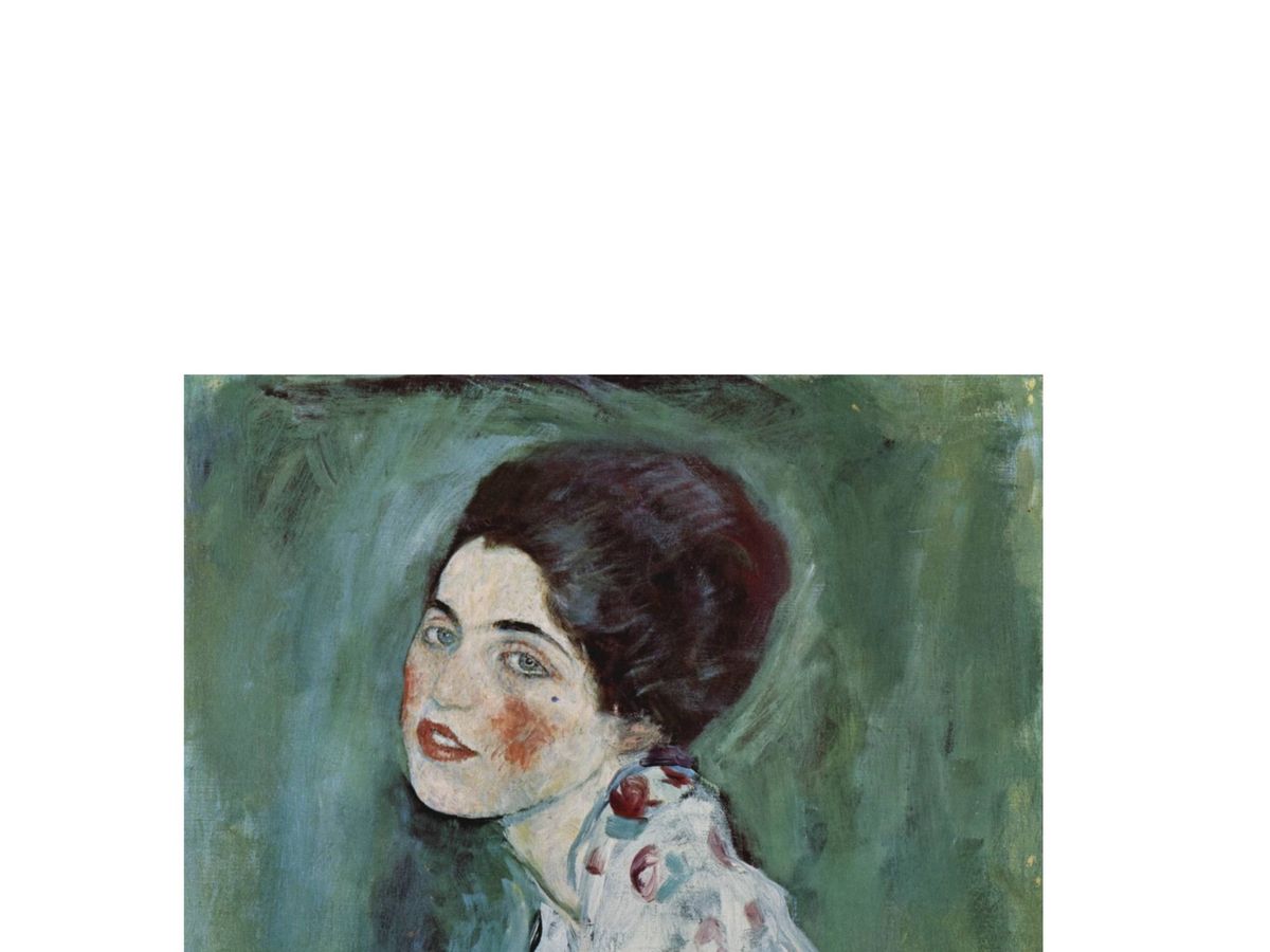 Foto: 'Retrato de una dama', el cuadro de Klimt perdido durante un traslado en 1997. Foto: Europa Press