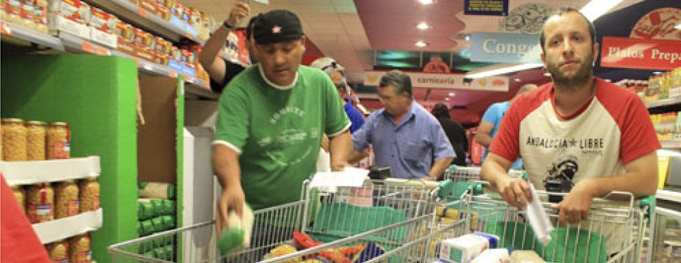Foto: Dos miembros del SAT detenidos por los asaltos a supermercados