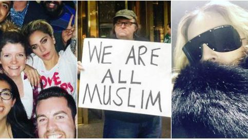 Lady Gaga, Madonna y Michael Moore se unen a las protestas anti-Trump