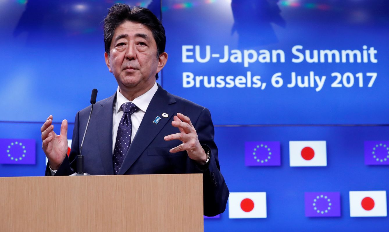 Shinzo Abe, el primer ministro japonés. (Reuters)