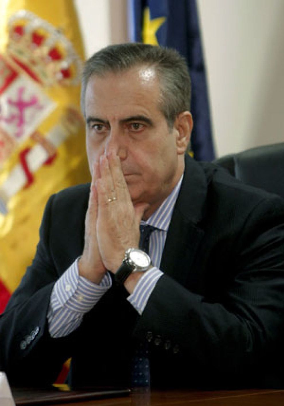 Foto: Zapatero y Salgado menosprecian a Corbacho con la reforma de las pensiones
