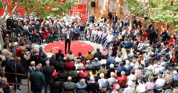 Foto: El presidente del Gobierno y candidato del PSOE para las elecciones del 28 de abril, Pedro Sánchez, en un acto en Madrid. (EFE)