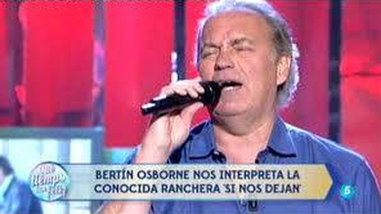 Bertín Osborne canta en 'QTTF'.