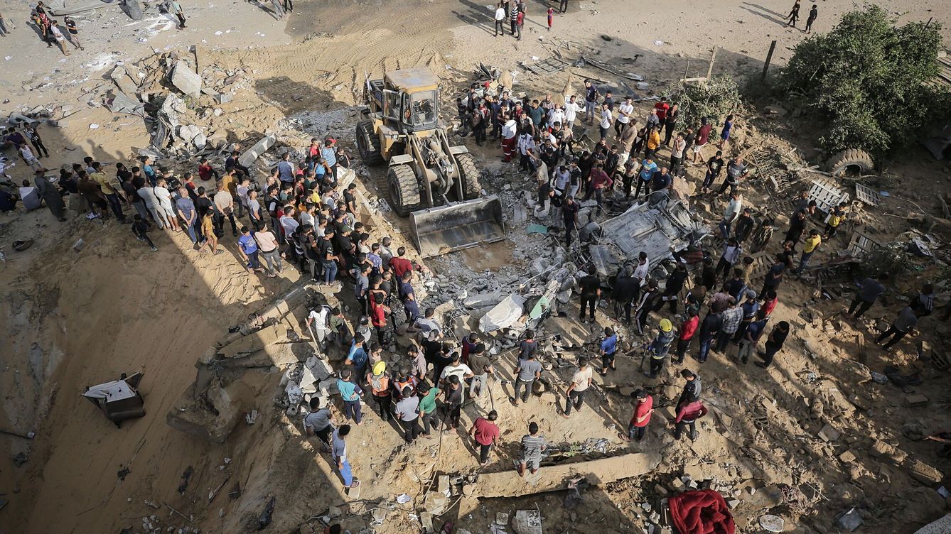 Foto: Imagen de Gaza durante los últimos días. (EFE/Haitham Imad)