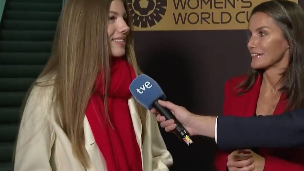 La infanta Sofía se estrena ante las cámaras: sus palabras en el Mundial Femenino