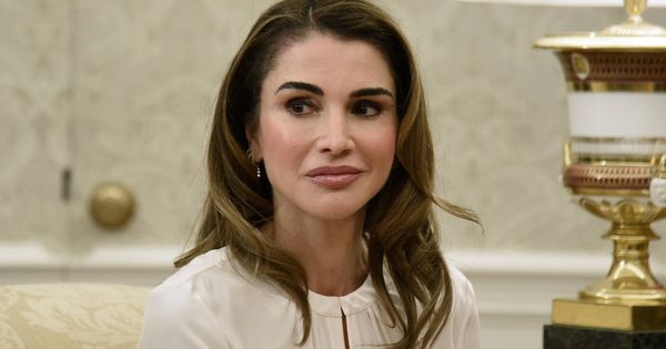 Foto: La reina Rania, en su reciente visita a Estados Unidos. (Getty)