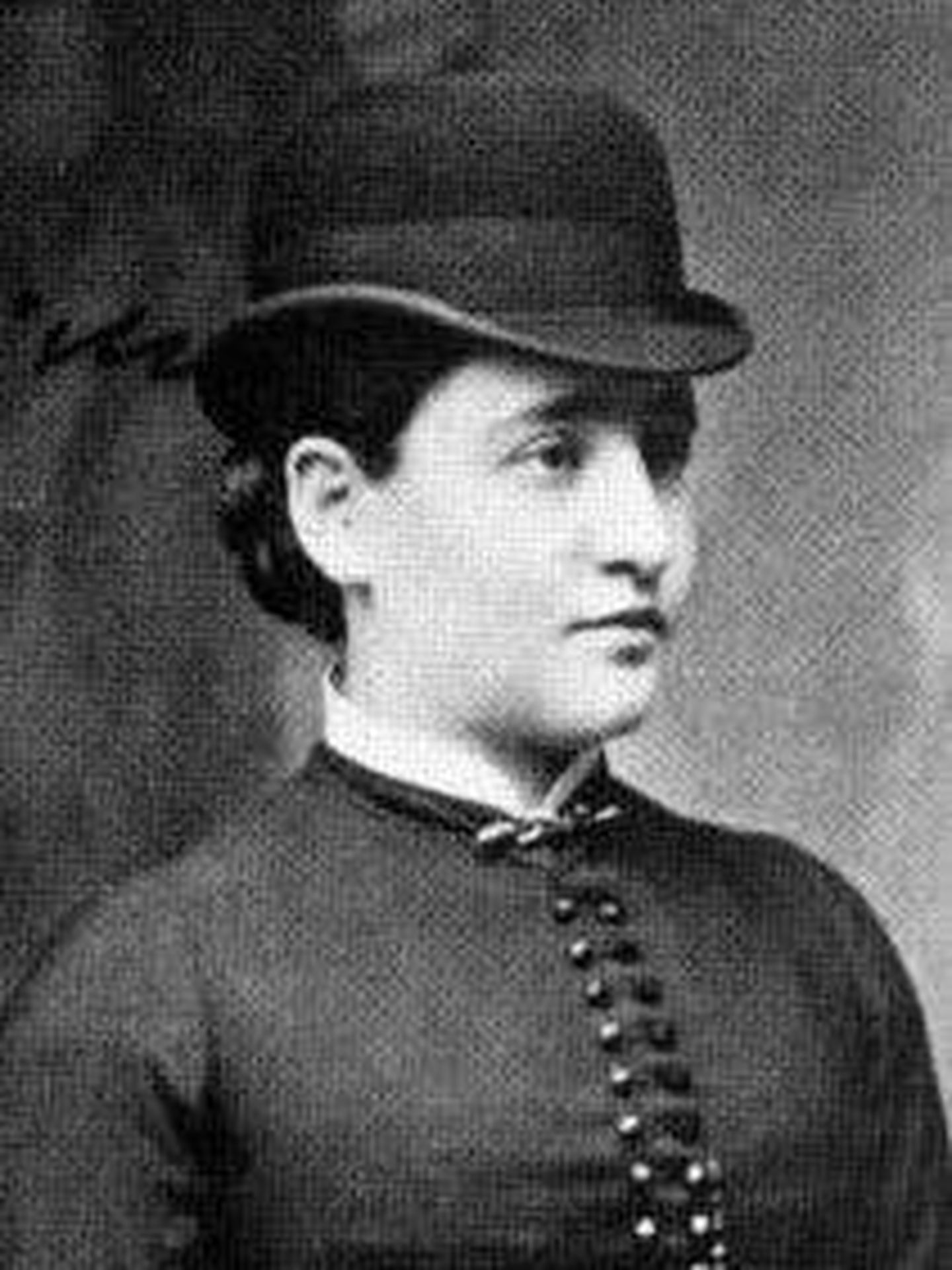 Bertha Pappenheim, más conocida como Anna O., en 1882, cuando tenía 22 años. (Archivo del Sanatorio Bellevue)