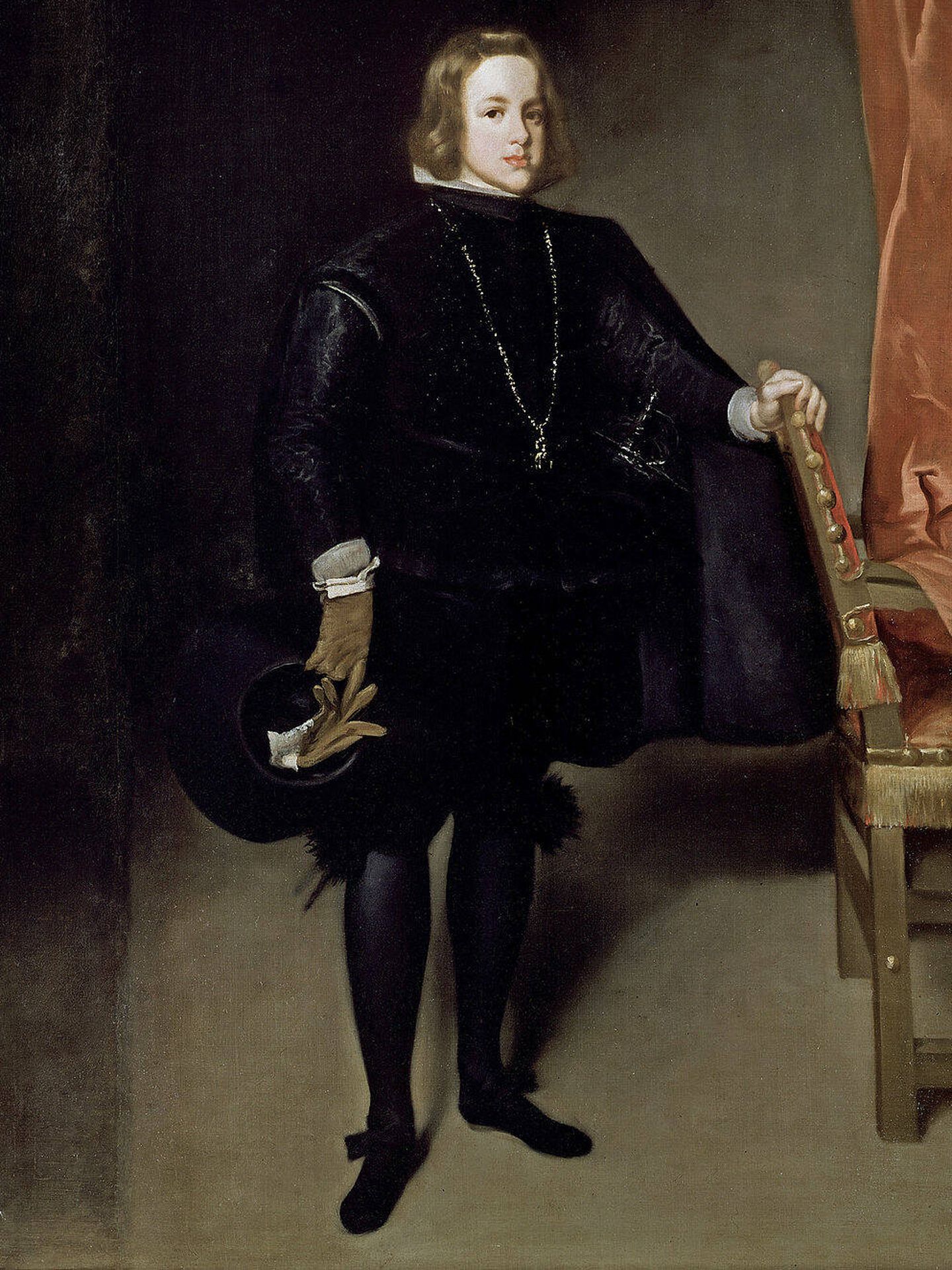 Retrato del príncipe Baltasar Carlos, por Martínez del Mazo.