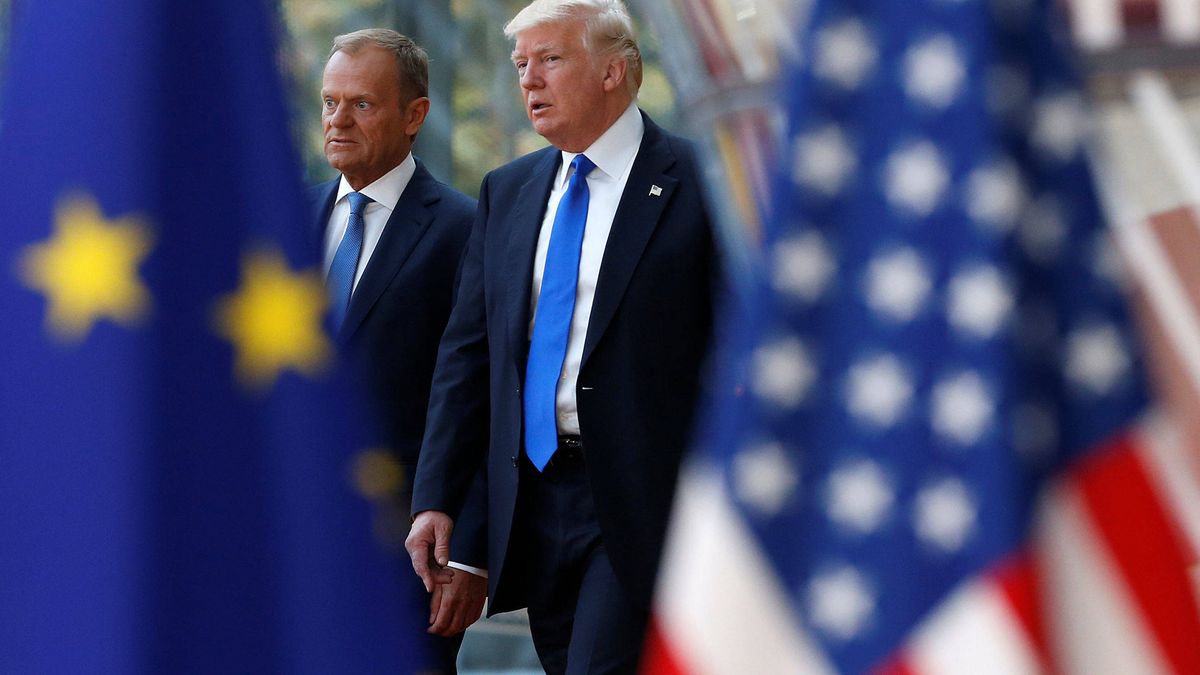 Batalla tuitera entre los socios de la OTAN: Donald (UE) contra Donald (EEUU) 