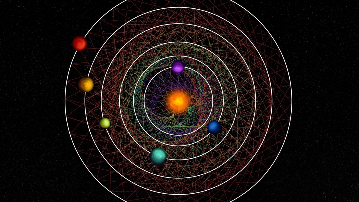 Descubren un sistema solar de seis planetas que orbitan en sincronía: ¿cómo es posible?