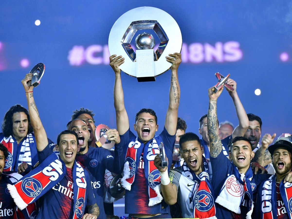 Foto: El PSG celebra el título de liga de 2019 (Reuters)