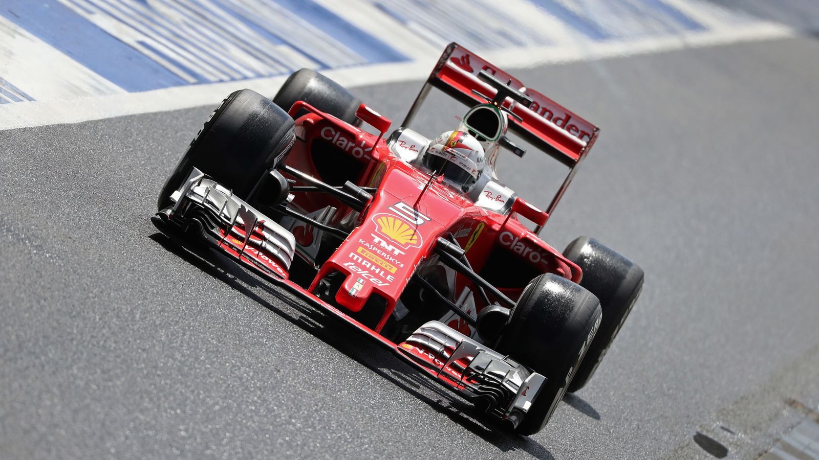 Foto: Sebastian Vettel durante el pasado GP de Gran Bretaña.