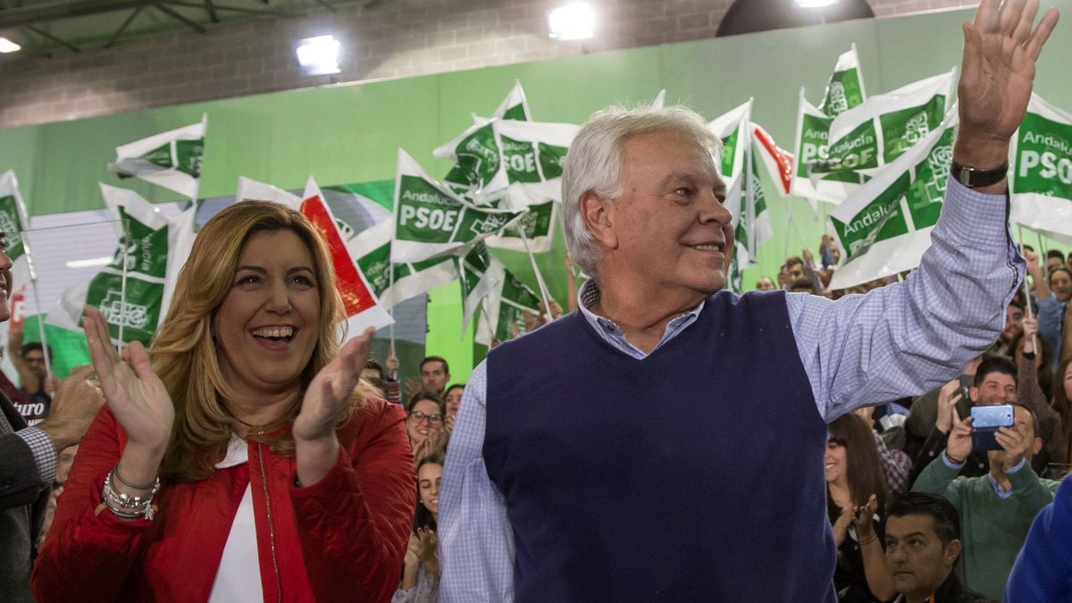 Felipe González desembarca en la campaña a favor de Susana Díaz como líder del PSOE