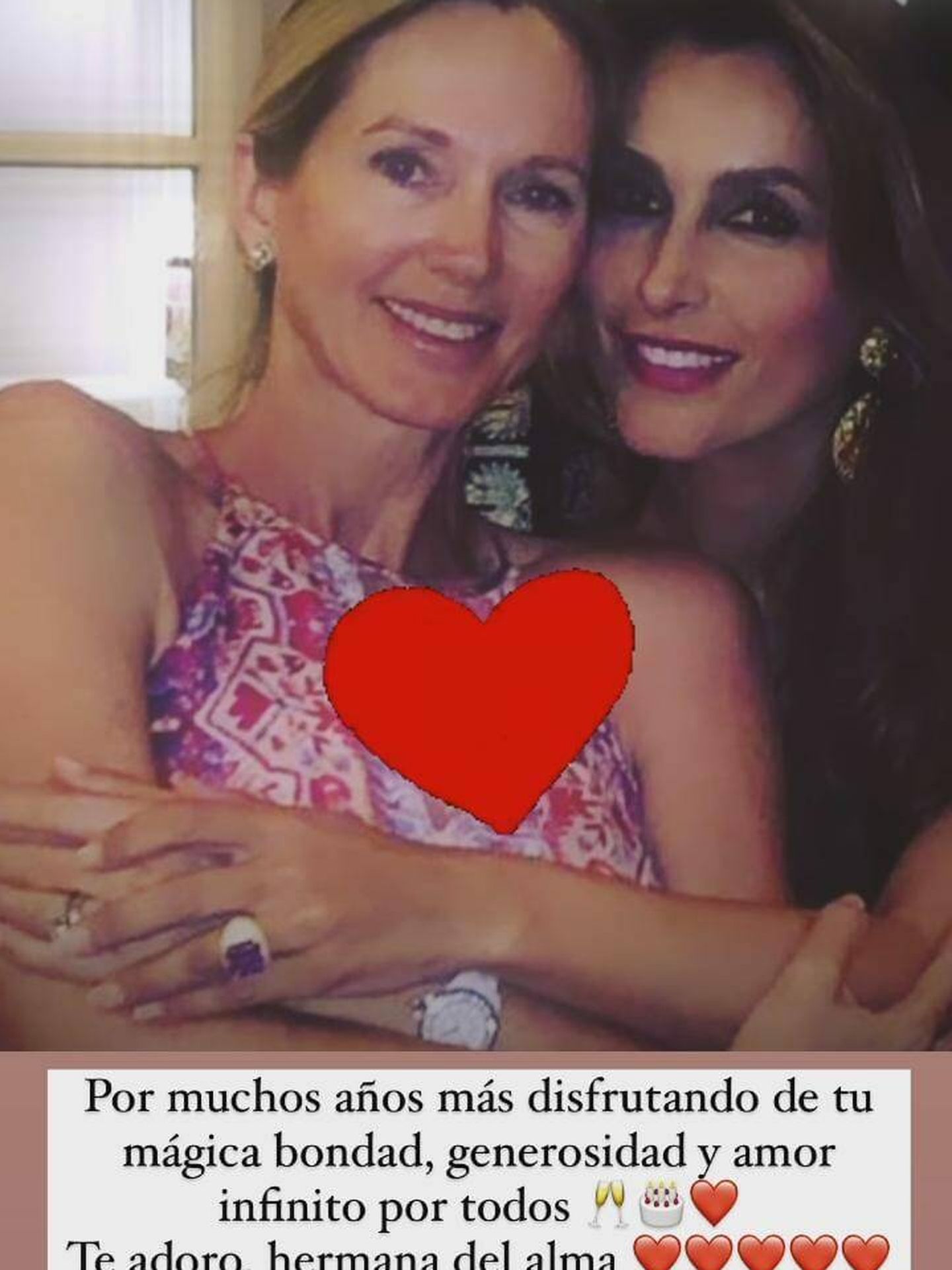 Fotografía con la que Paloma Cuevas felicita el cumpleaños de Miranda Rijnsburger. (Instagram/@palomacuevasofficial)