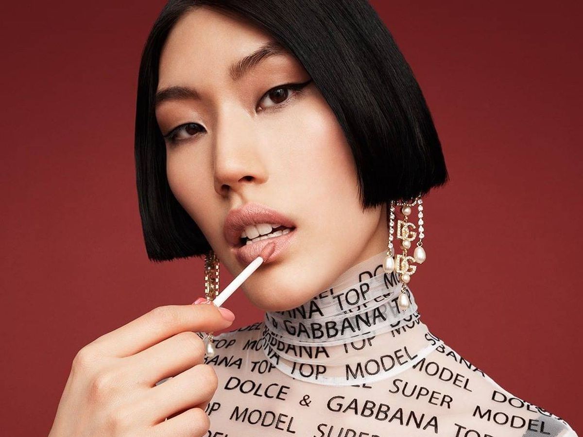 Foto: Imagen promocional del maquillaje noventero de Dolce & Gabbana.