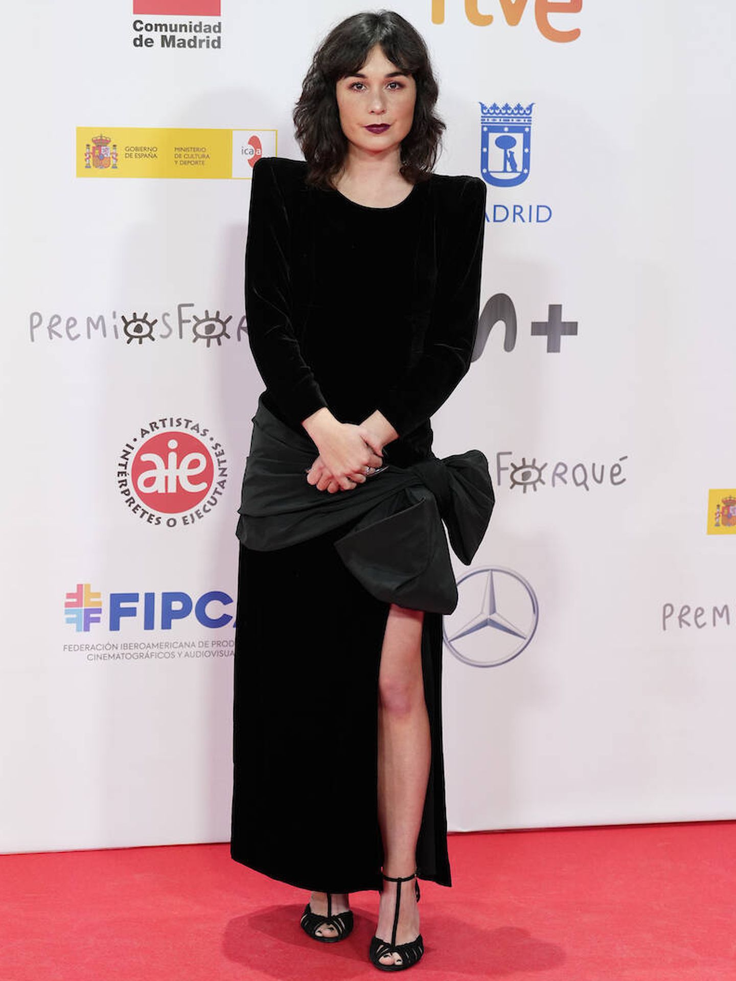 Nadia de Santiago, en la alfombra roja de los Premios Forqué 2022. (Limited Pictures)