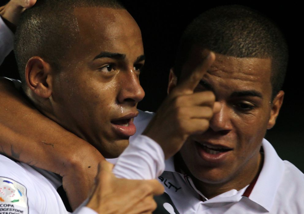 Foto: Ademilson celebra un gol con el Sao Paulo (Reuters)