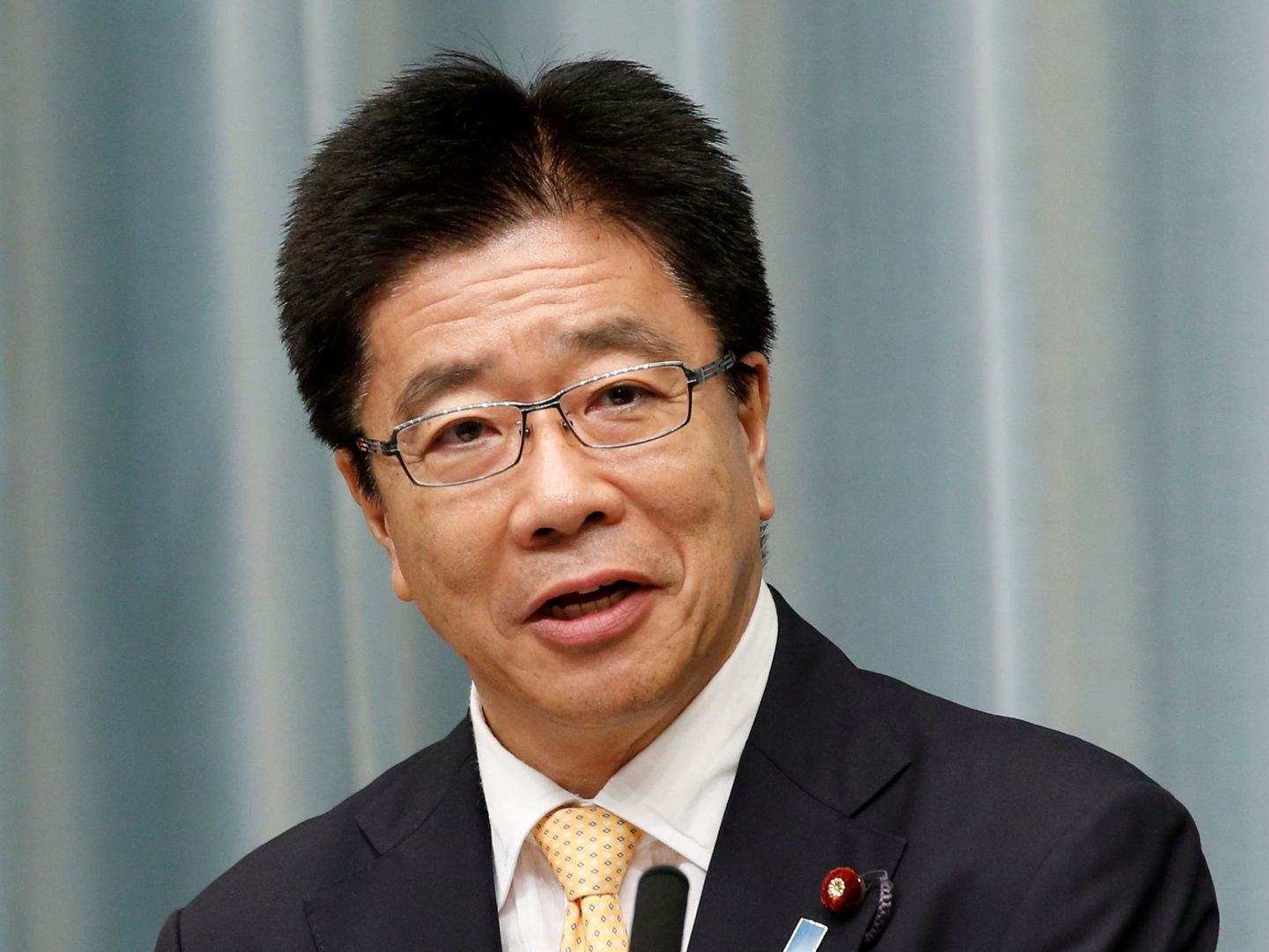 Katsunobu Kato, ministro de Sanidad japónes. (Reuters)