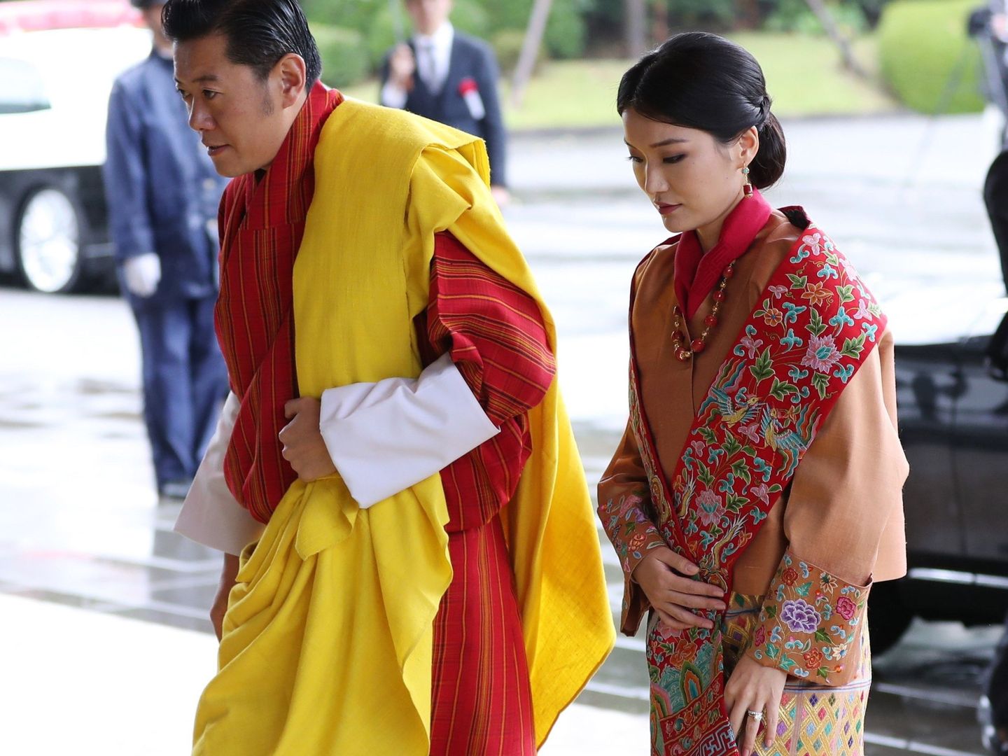 Los reyes de Bután, en una imagen de archivo. (EFE)