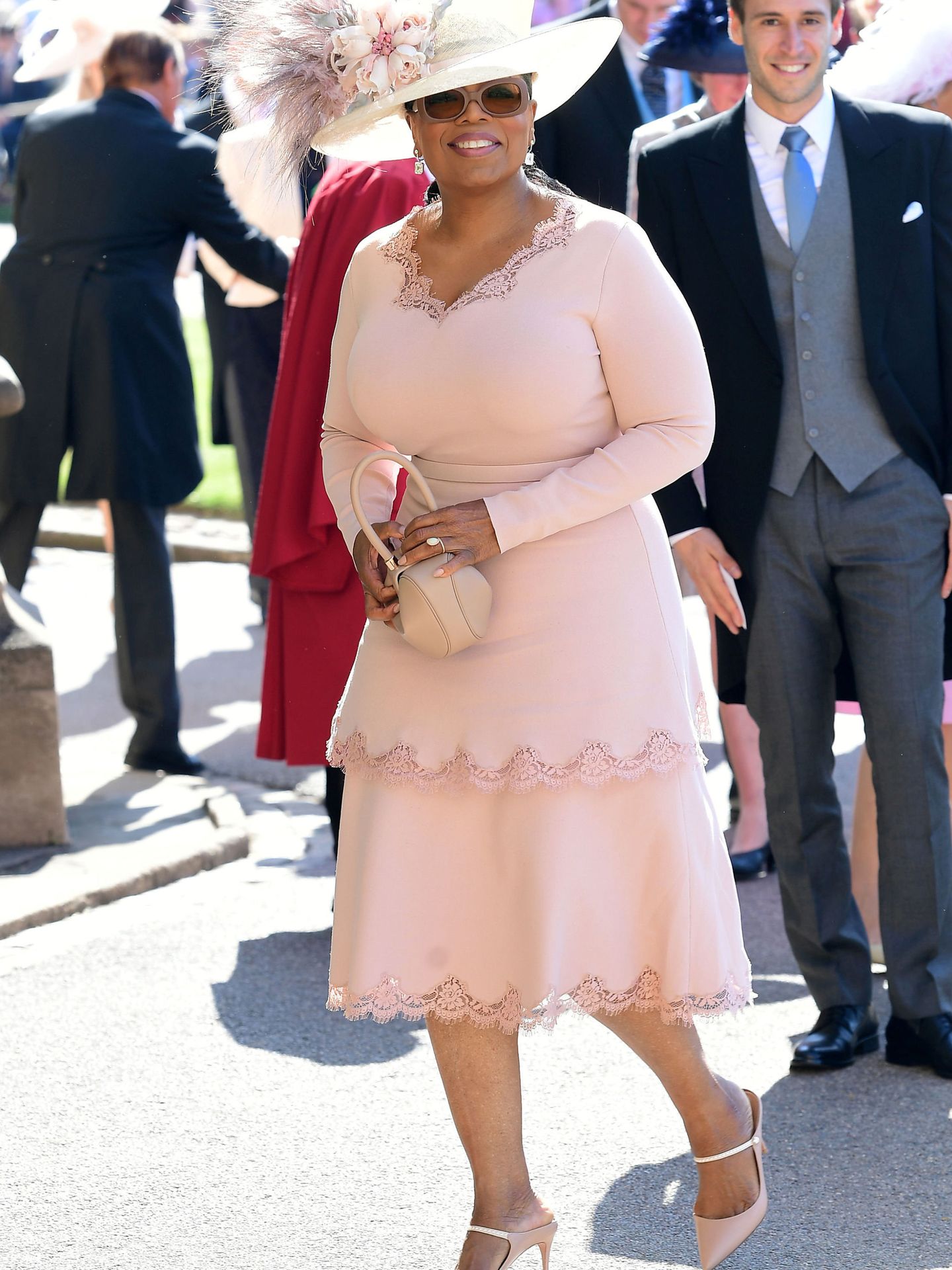 Oprah Winfrey, en la boda del príncipe Harry y Meghan Markle. (Reuters)