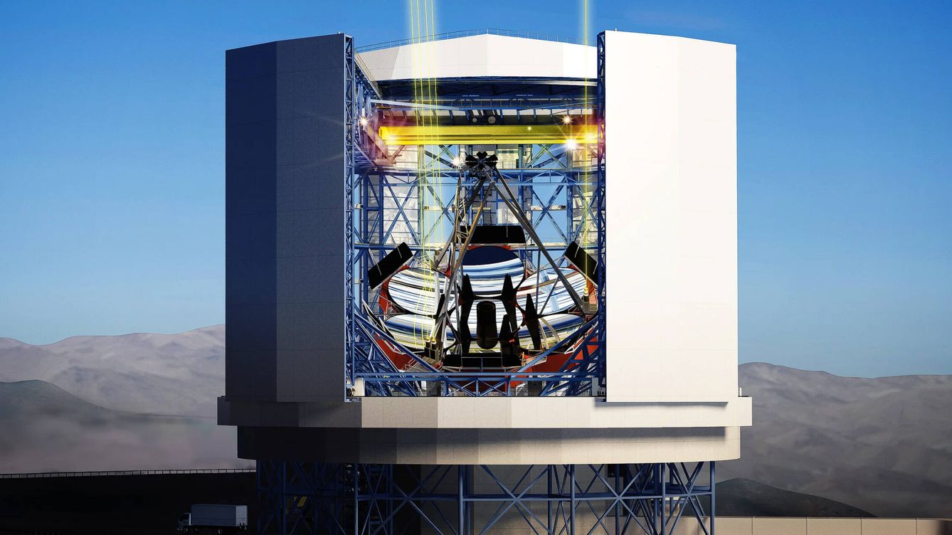 Foto: El Great Magellan Telescope, de casi 25 metros de diámetro, estará alojado en un edificio de 12 plantas en Los Andes de la región de Atacama, Chile. (GMTO)