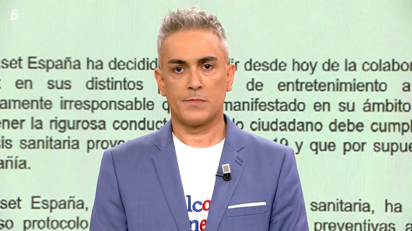 Kiko Hernández, presentador este jueves de 'Sálvame'. (Mediaset)