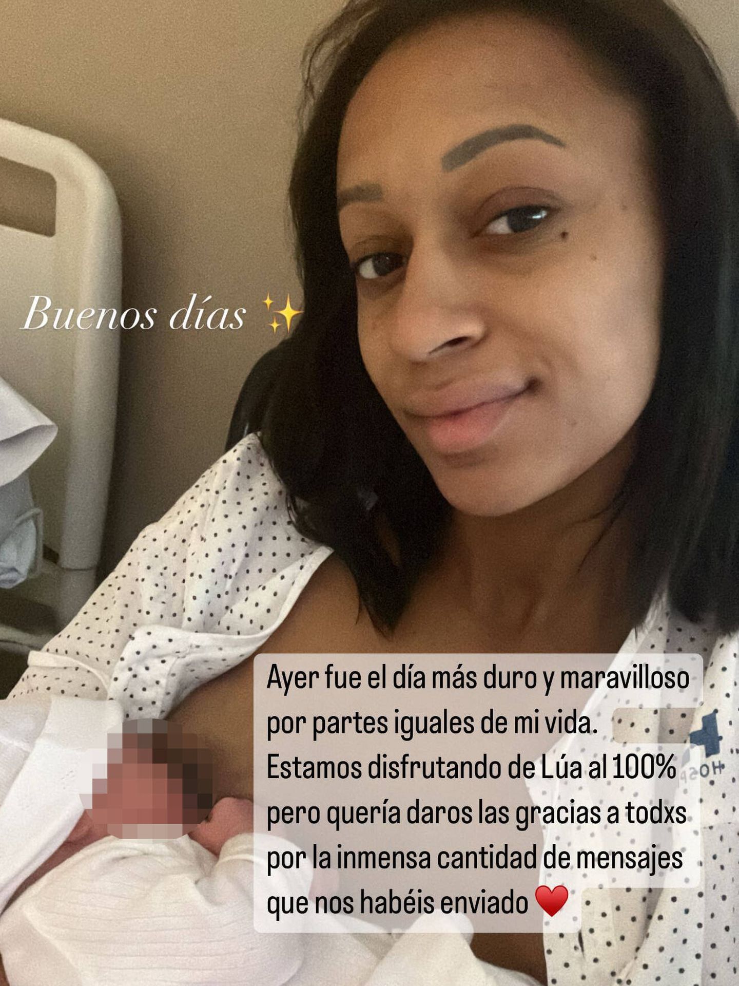 Ana Peleteiro anuncia en redes que ha sido madre. (Instagram/@apeleteirob)