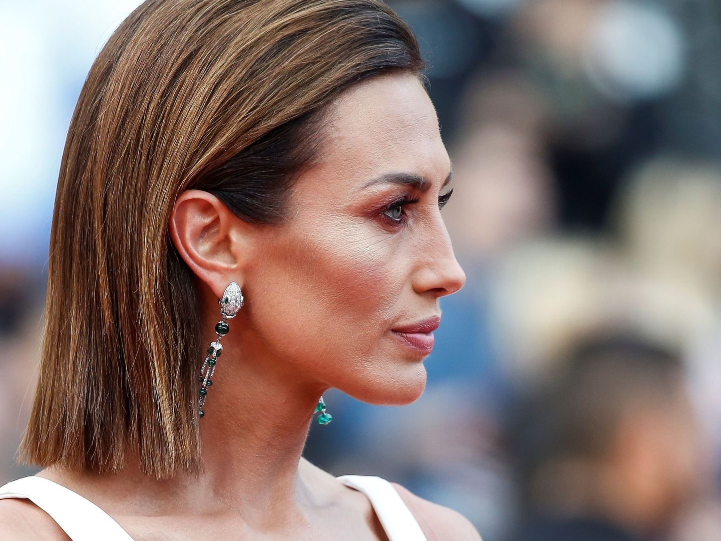 Nieves Álvarez, en el Festival de Cine de Cannes de 2019. (EFE)