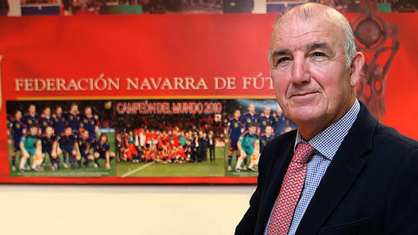 José Luis Díez, expresidente de la Federación Navarra de Fútbol