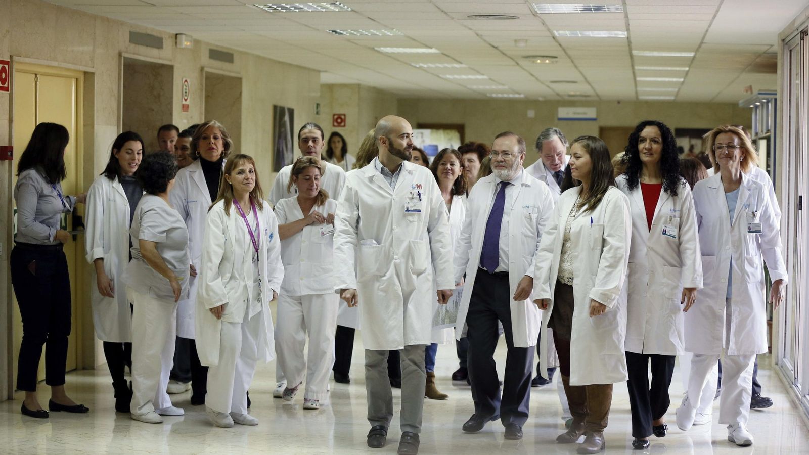 Foto: Médicos del hospital Clínico San Carlos de Madrid.