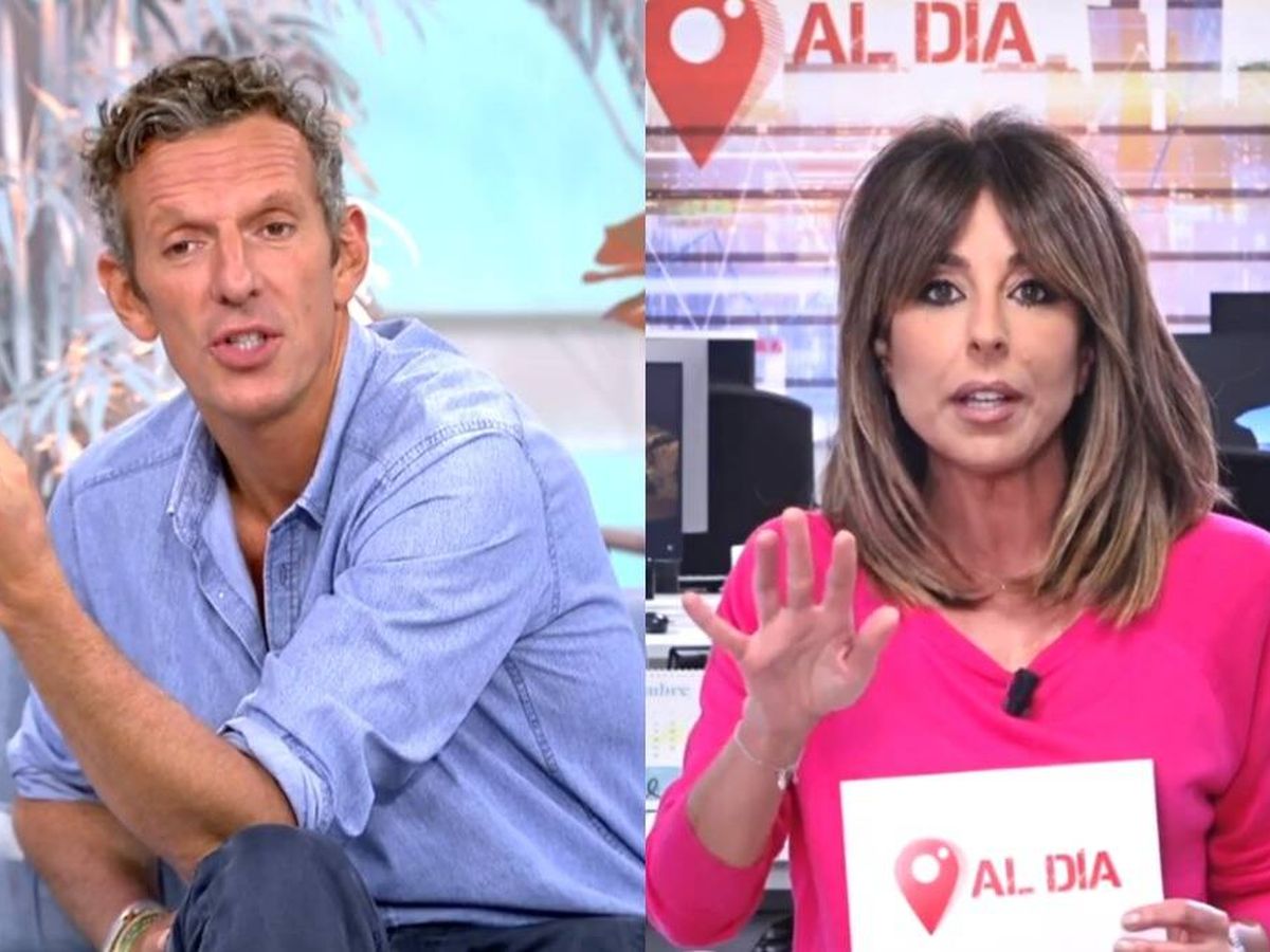 Foto: Ana Terradillos junto al presentador Joaquín Prat. (Mediaset)