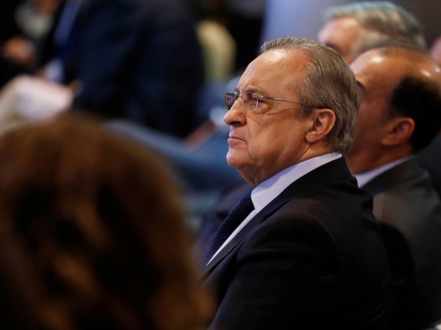 Florentino Pérez, como los jugadores, está desolado. (Reuters) 