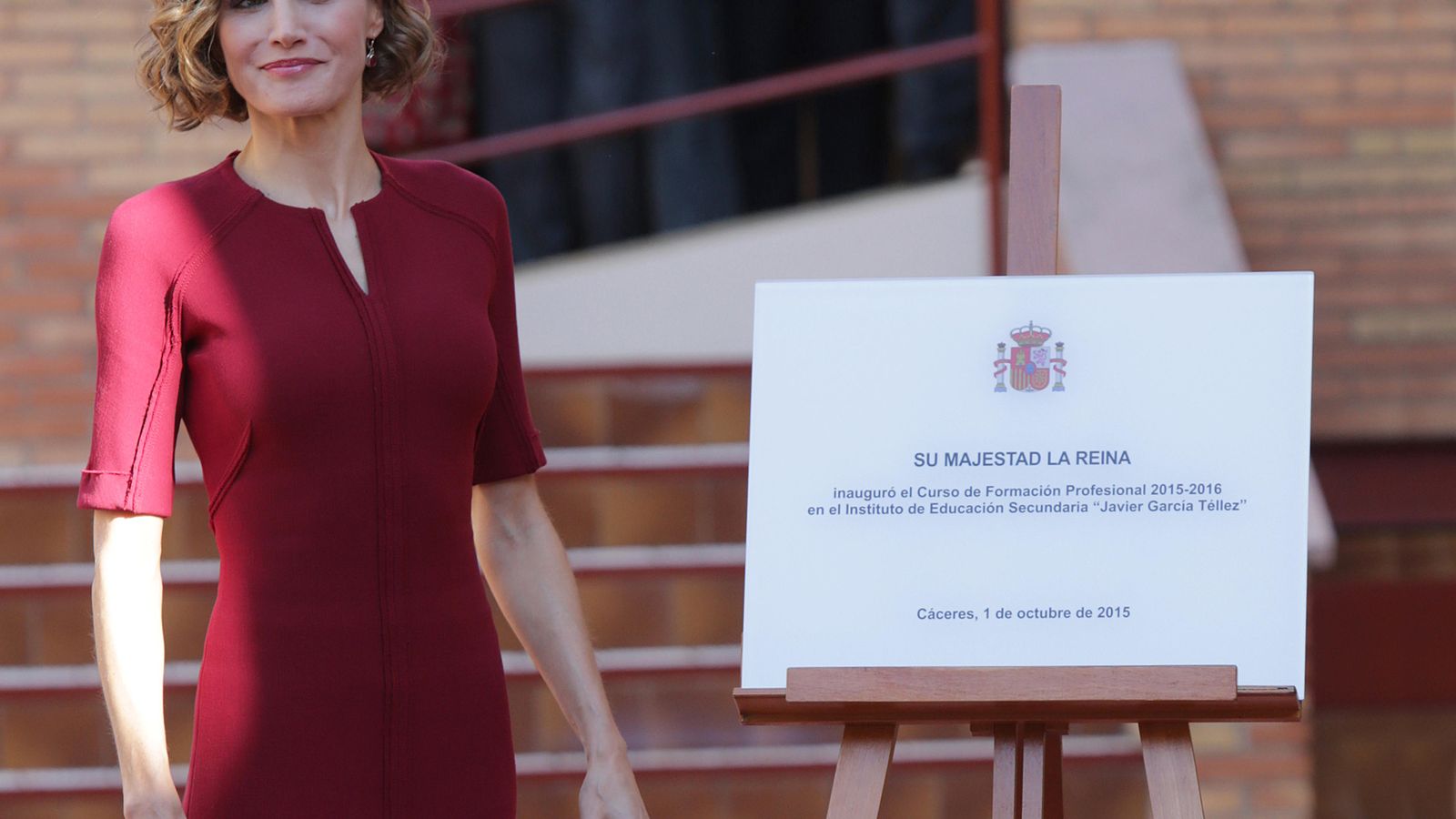 Foto: La Reina Letizia durante el acto celebrado en Cáceres (Gtres)
