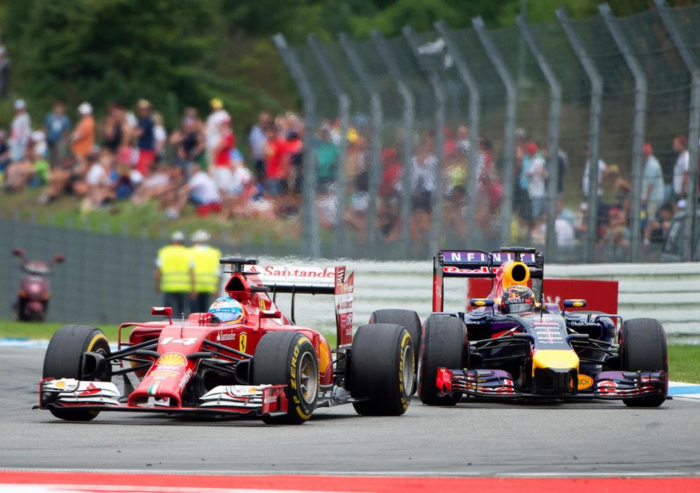 Foto: Fernando Alonso y Vettel continúan en la pelea.