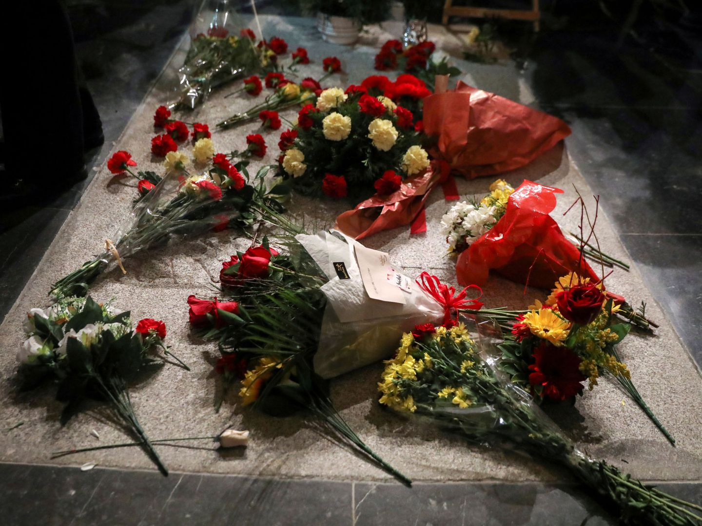 La tumba de Francisco Franco, en la basílica del Valle de los Caídos. (Reuters)