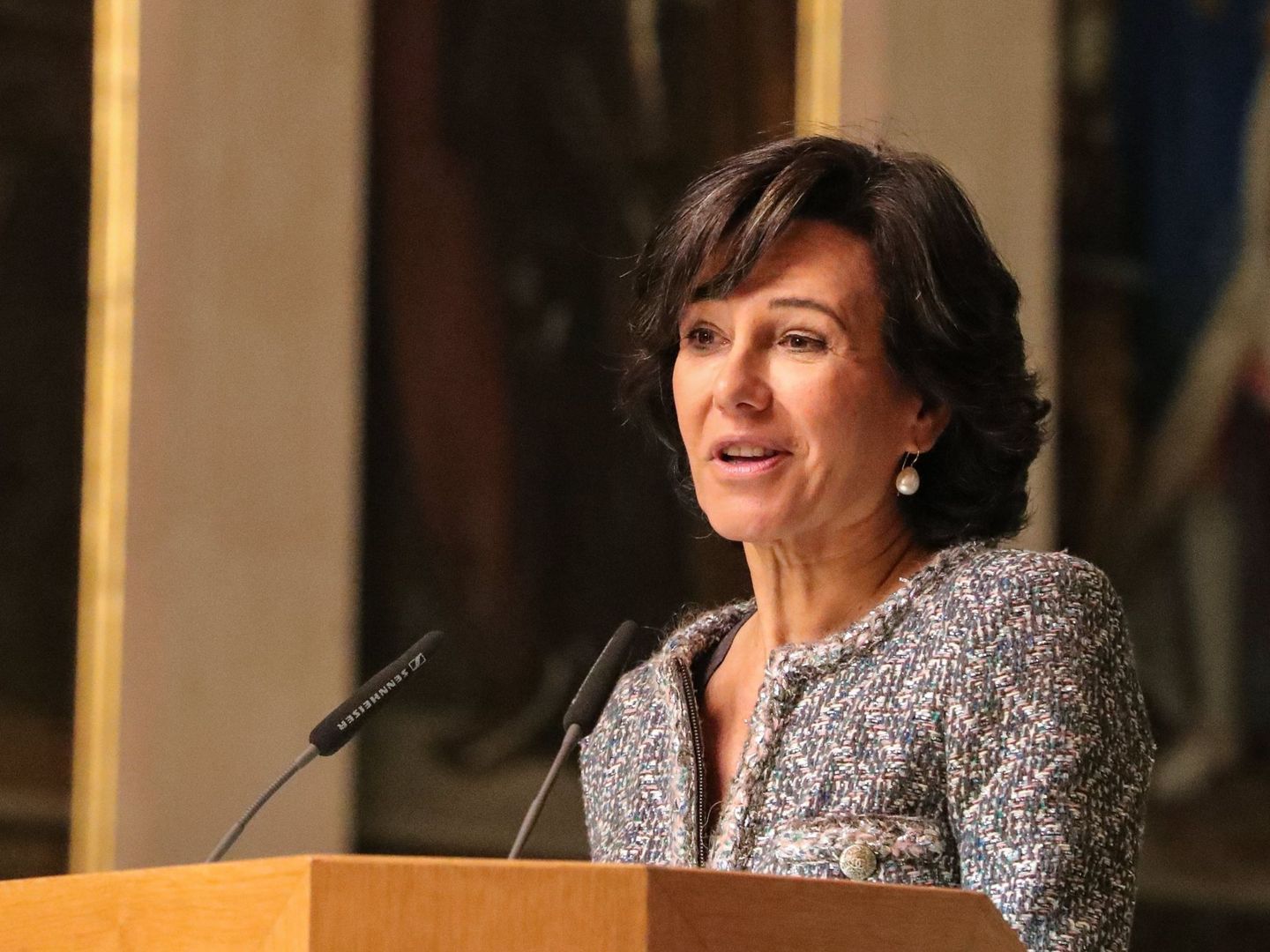 La presidenta del Banco Santander, Ana Botín. (EFE)