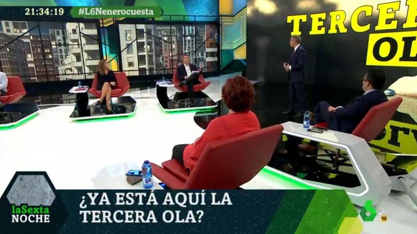 Los expertos, en 'La Sexta noche'. (Atresmedia).