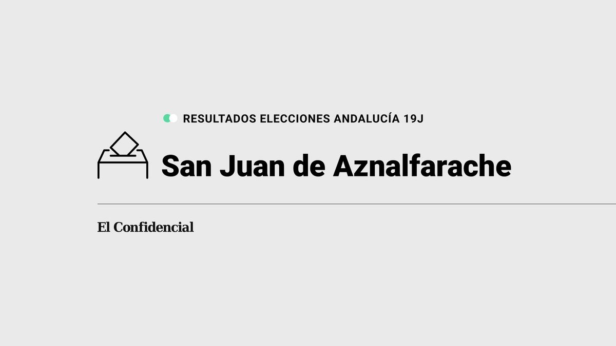 Resultados en San Juan de Aznalfarache: elecciones de Andalucía 2022 al 100% de escrutinio