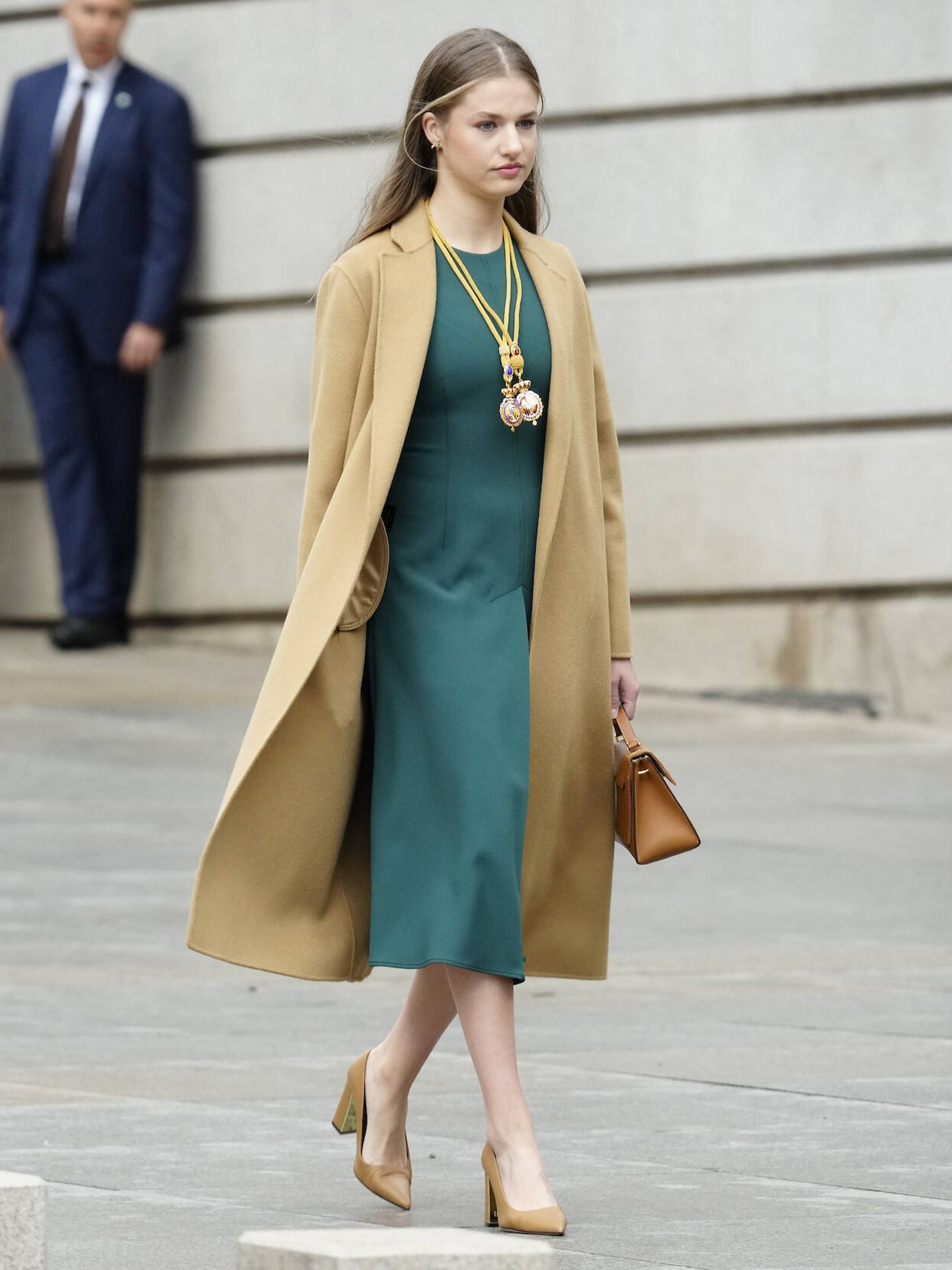 La Princesa de Asturias a su llegada al Congreso. (LP)